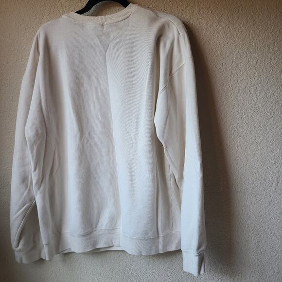 Disney Women's Cream Mickey Mouse Crewneck Sweater Size XL - Picture 2 of 7